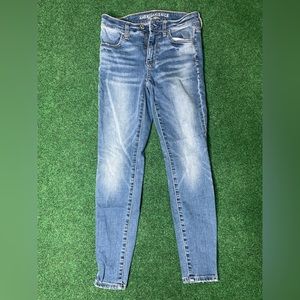 American Eagle Outfitters Medium Wash Hi-Rise Jegging